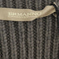 Gray Knit Top Knitted Sweater Merino Wool