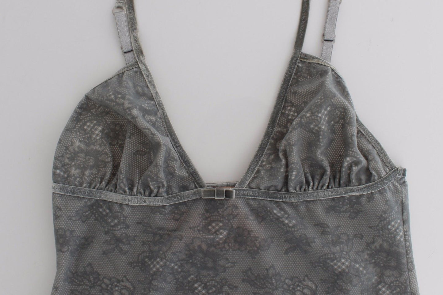 Elegant Gray Cami Top - Luxe Lingerie Piece