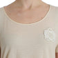 Beachwear White Maxi T-Shirt Top Blouse