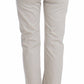 Elegantly Tailored Beige Slim Dress Pants