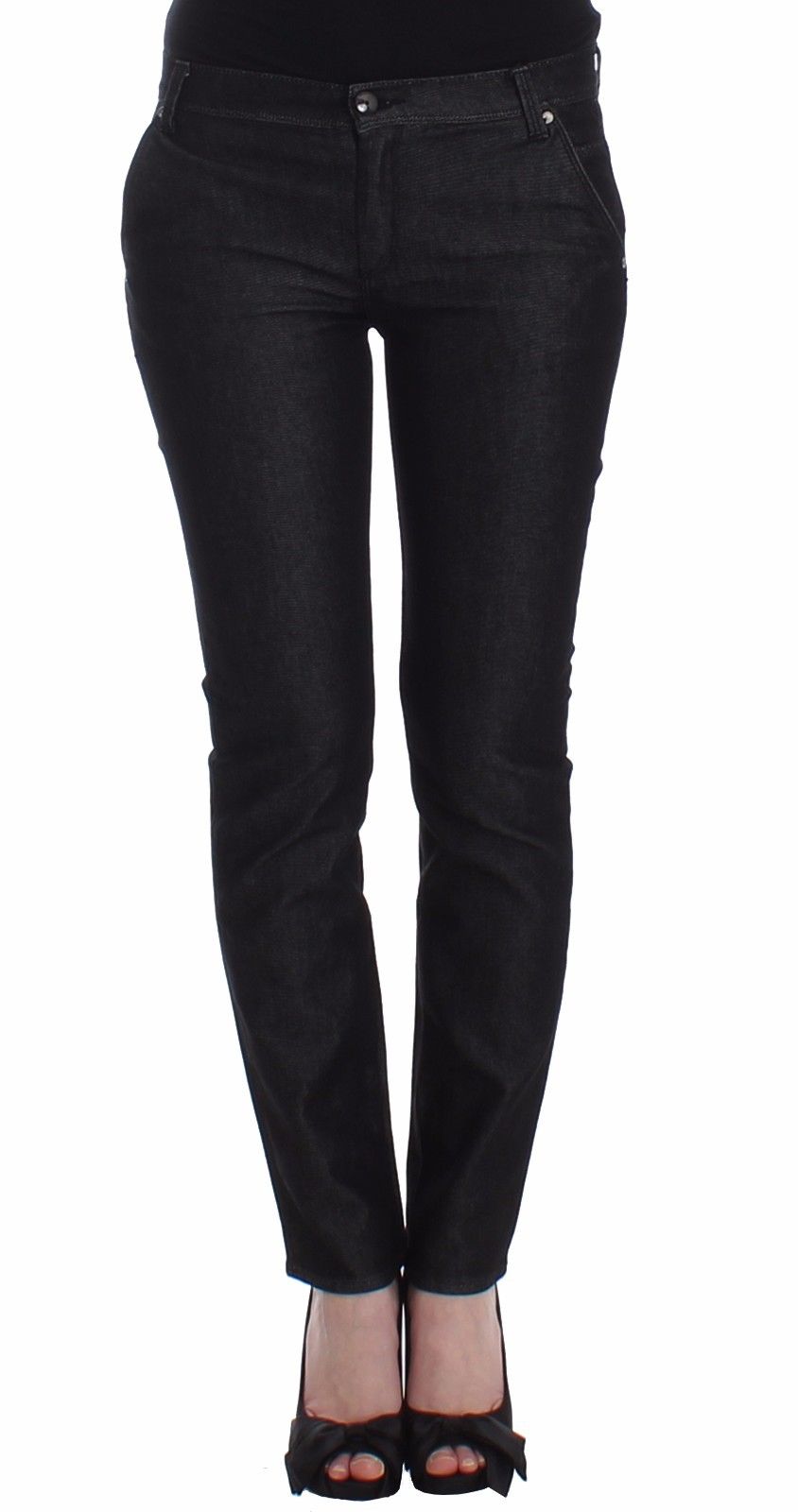 Chic Black Skinny Jeans - Elegant & Slim Fit