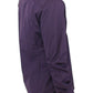 Elegant Purple Cotton Casual Shirt