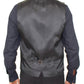 Elegant Black Wool Dress Vest