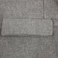 Elegant Gray Silk-Wool Blend Dress Vest