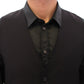 Elegant Black Wool Dress Vest