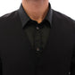 Elegant Black Wool Dress Vest