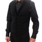 Elegant Black Wool Blend Dress Vest