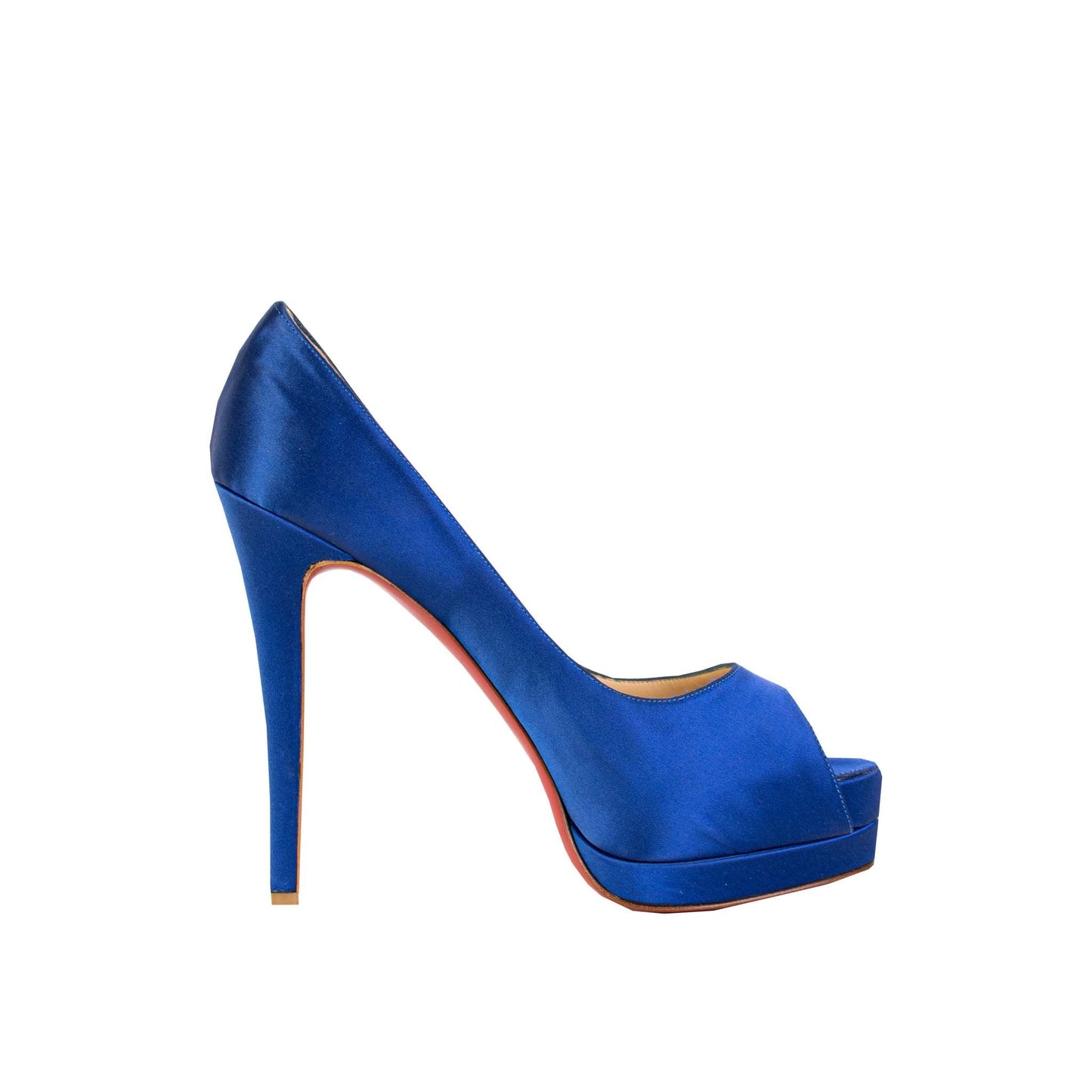 Elegant Blue Satin Altadama Pumps