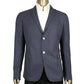 Gucci Men's Formal Midnight Blue Grey Wool Jacket 2 Buttons