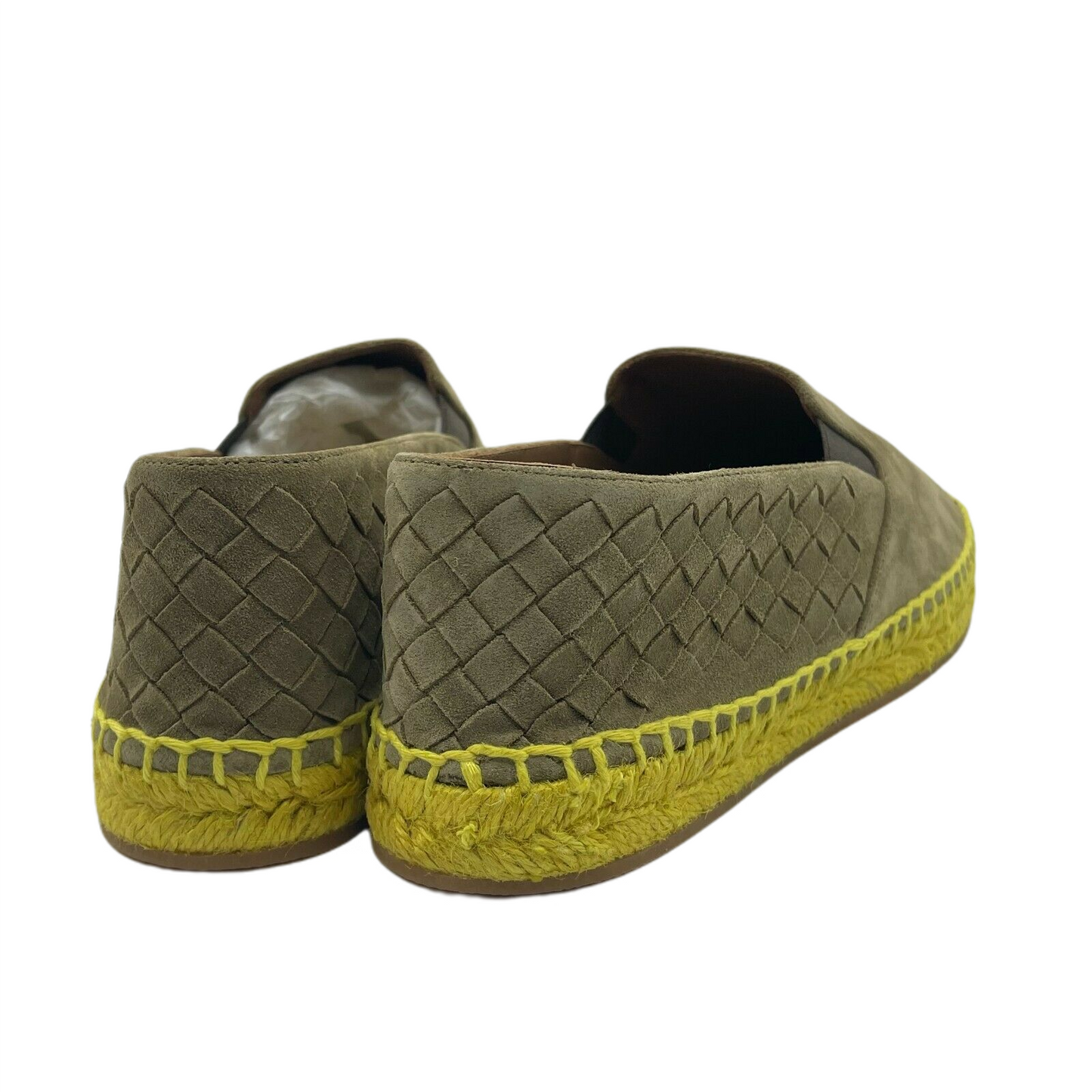 Men's Tan Suede Woven Slip On Shoe