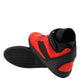 Balenciaga Men High Top Black Red Suede Leather Sneakers