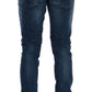 Blue Wash Torn Dundee Slim Fit Jeans