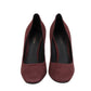 Women's Dark Rose Suede Leather Luxe Heels