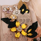 Elegant Floral Embroidered Silk Maxi Dress