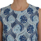 Floral Elegance Mini Shift Dress