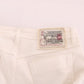Elegant White Regular Fit Jeans