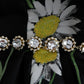 Elegant Sunflower Maxi Gown with Crystals