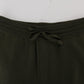 Elegant Green Cashmere Sport Pants