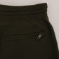 Elegant Green Cashmere Sport Pants