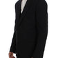 Elegant Slim Fit Sapphire Wool Blazer