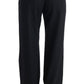 Elegant Black Formal Cotton Pants