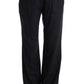 Elegant Black Formal Cotton Pants