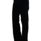 Chic Black Regular Fit Trousers