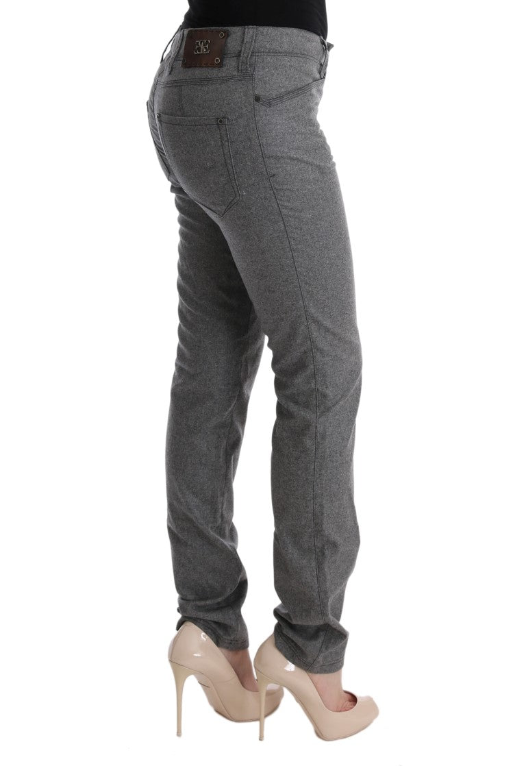 Chic Gray Skinny Pants for Sophisticated Style