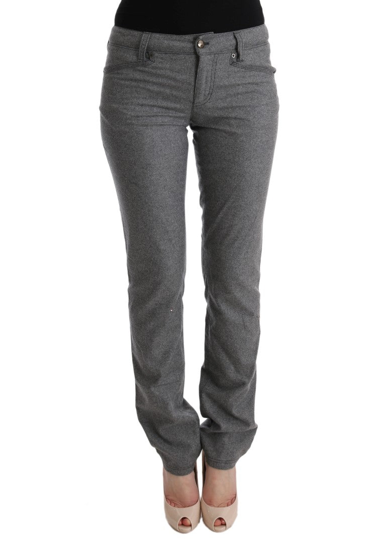 Chic Gray Skinny Pants for Sophisticated Style