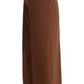 Elegant Boot Cut Brown Polyester Pants