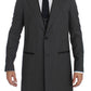 Elegant Gray Wool Stretch 3-Piece Suit