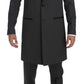 Elegant Gray Wool Stretch 3-Piece Suit