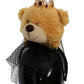 Teddy Bear Gold Crown Crystal Hairband