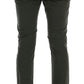 Elegant Slim Fit Green Chinos