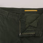 Elegant Slim Fit Green Chinos