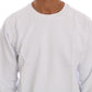White Crewneck Cotton Sweater