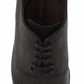 Elegant Green Leather Derby Shoes