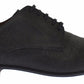 Elegant Green Leather Derby Shoes