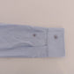 Elegant Blue Casual Cotton Shirt