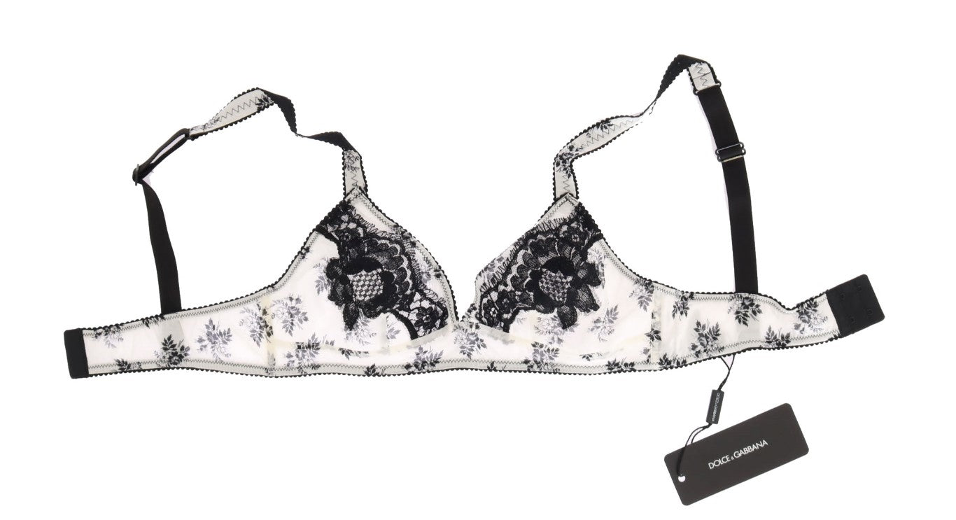 Elegant Floral Lace Silk Lingerie Set