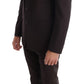 Brown Striped GOLD Slim Fit 3 Piece Suit