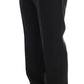 Elegant Black Wool 3-Piece Slim Fit Suit