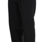 Elegant Black Slim Fit Three Piece Suit