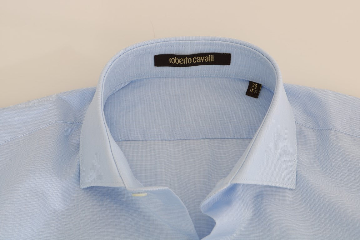 Elegant Light Blue Dress Formal Shirt