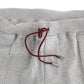 Elegant Gray Cotton Sweatsuit Ensemble