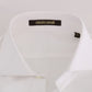 Elegant Diagonal Striped White Formal Shirt