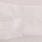 Elegant Diagonal Striped White Formal Shirt