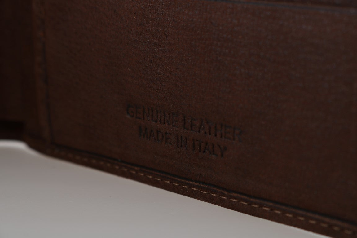 Elegant Brown Leather Men's Wallet