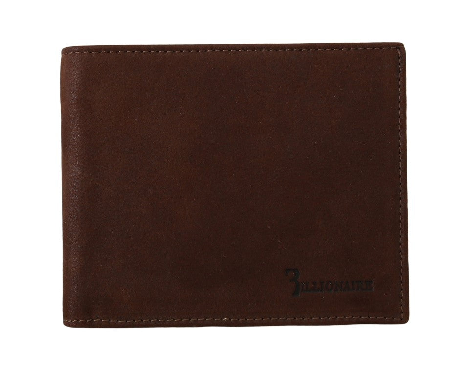 Elegant Brown Leather Men's Wallet