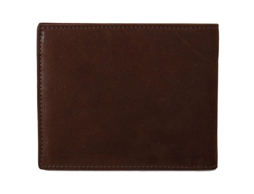 Elegant Brown Leather Men's Wallet